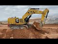 huge caterpillar 6015b excavator loading mercedes u0026 man trucks sotiriadis mining works