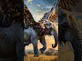 Engle + elephant hybrid animal #ai_creator 2.0 #aicreator #shorts