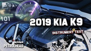 Instrument test of 2019 Kia K900 (2019 Kia K9) (0-60 and braking)