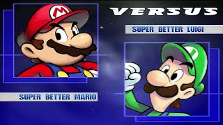 Super Better Mario VS Super Better Luigi (Best of 3 Battles) | FUNNY GAMING