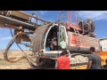 loading unloading sandvik di600 crawler drill fasoulas heavy transports