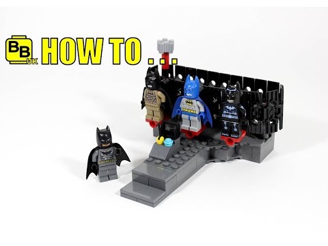 HOW TO MAKE A LEGO BATMAN MOVIE MINIFIGURE SUIT RACK HOW TO MAKE A LEGO BATMAN MOVIE MINIFIGURE SUIT RACK