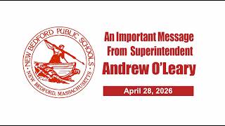 Superintendent Update 4 28 26