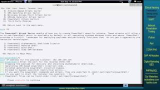 63 Gaining Meterpreter using Powershell