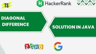 Diagonal Difference - Hackerrank Solution in Java | Diagonal Difference Hackerrank Solution in Tamil