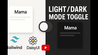 Effortless Light & Dark Mode Toggle with data-theme | Tailwind + DaisyUI 2 Minutes Magic