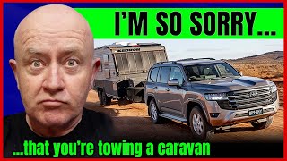 I'm so sorry ... that you're towing a caravan | Auto Expert John Cadogan