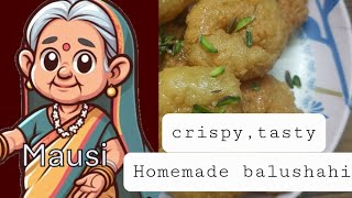 crispy, tasty Homemade v,easy balushahi