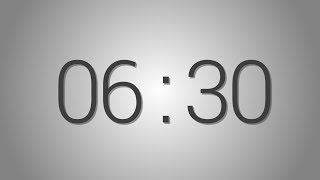 6 Minutes 30 seconds countdown Timer - Beep at the end | Simple Timer (six min thirty sec)