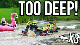 TAKING MY 2020 CAN-AM X3 IN THE POND! *EPIC!*