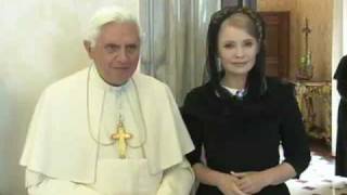 Pope receives Ukraine's Prime Minister Yulia Tymoshenko