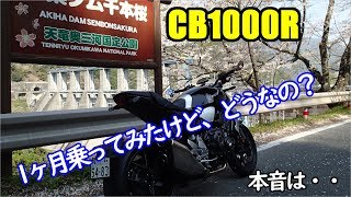 納車後1ヶ月乗ってみたCB1000Rと言うバイク　　　【モトブログ】