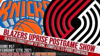Portland Trail Blazers vs New York Knicks Recap | Blazers Uprise Postgame Show