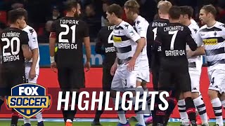 Chicharito ends his goal drought vs. Monchengladbach | 2016-17 Bundesliga Highlights