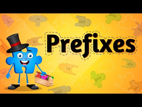 Where is a prefix added?