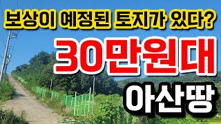 보상이 예정된 토지가 있다!? 충남 아산시 땅이 30만원대! 저렴한 토지투자 소액투자 가능! 010-2308-4287