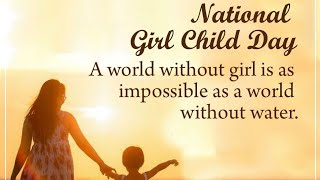 Happy National Girl Child day