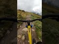 hacklberg trail in saalbach hinterglemm. geniales panorama in Österreich. bikepark mtb