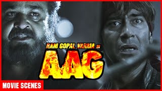 Ram Gopal Varma Ki Aag | Amitabh Bachchan | Ajay Devgn | Prashant अमिताभ ने प्रशांत का खून कर दिया