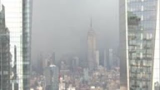 Fast-moving snow squall hits New York City