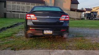 2013 Ford Taurus SHO Corsa catback exhaust, cold start and idle
