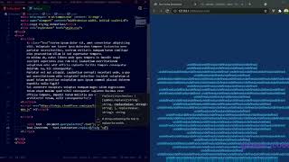 Flying Text Animation using html,css,js,animejs