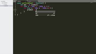 Project Euler #4 with JavaScript