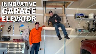 Garage Attic Elevator / Lift Build in Minneapolis Minnesota
