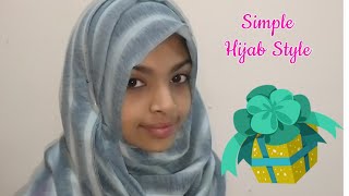 Simple Hijab Tutorial /  மகளுக்கு கிடைத்த பரிசு 🎁