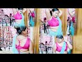 🍏🍊Bengali Housewife Saree Vlog/Desi Wife Saree Vlog/Indian Housewife Vlog in Saree/Demanding Saree