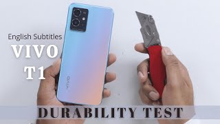 Vivo T1 5G Durability Test - Use Two Screen Protectors | English Subtitles