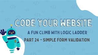 JavaScript Form Validation Made Easy ✅ | Code Your Website – Part 24