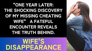 A year after wife disappeared, I had fateful encounter with a woman. Her ex-husband's affair with...