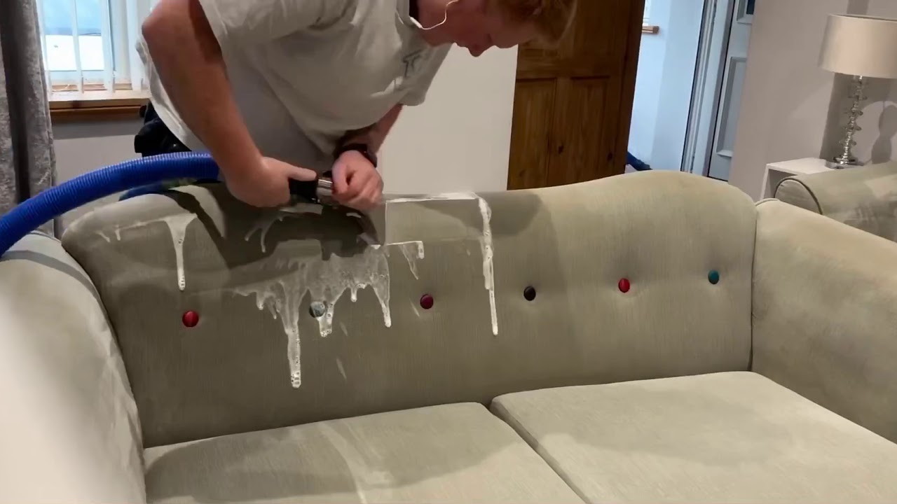 Upholstery Cleaning | Stain Removal - YouTube