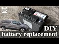 BATTERY replacement PEUGEOT RIFTER/CITROEN BERLINGO/OPEL COMBO/TOYOTA PROACE CITY VERSO/FIAT DOBLO