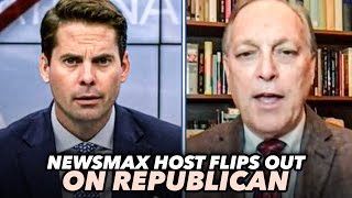 Newsmax Host Flips Out Over Shrinking Republican Majority