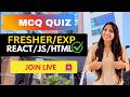 Real React Developer Interview | 2+ Years Experience | Frontend Mock Interview