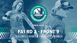 2023 U.S. Women’s Disc Golf Championship | FA1 R2F9 | Trauscht, Johnson, Woodard, Minnick