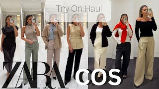 Latest ZARA  and COS ** | Try On HAUL | **