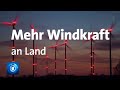 Windenergie: Wieder mehr Windkraftanlagen an Land