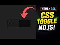 Modern Toggle Switch UI Using HTML & CSS | Web Development | Coding Cloud