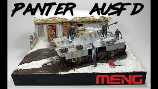 Panther AusF D MENG Winter Diorama.