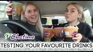 TESTING MY SUBSCRIBERS FAVOURITE CHATIME ORDERS + CHRISTMAS DRIVE WITH ME! 🚘| VLOGMASS DAY 9 🎄