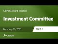 Investment Committee - Part 1 | February 16, 2021