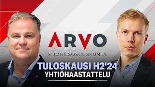 Arvo Sijoitusosuuskunta H2'24: Osuuskorkoja odotettua enemmän