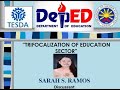 TRIFOCALIZATION OF EDUCATION SECTOR_CHED