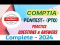 Complete video of CompTIA PenTest+ (PTO) | Practice Questions and Answers