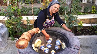 Street Food At Home! Kosa Samsa Recipe! Uzbekistan Traditional Cuisine in the Village