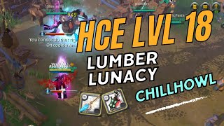 HCE Lumber Lunacy Level 18 | Chillhowl Pov | Albion Online