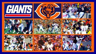 1985 NFC DIVISIONAL PLAYOFF GAME New York Giants vs Chicago Bears🐻 01-05-1986